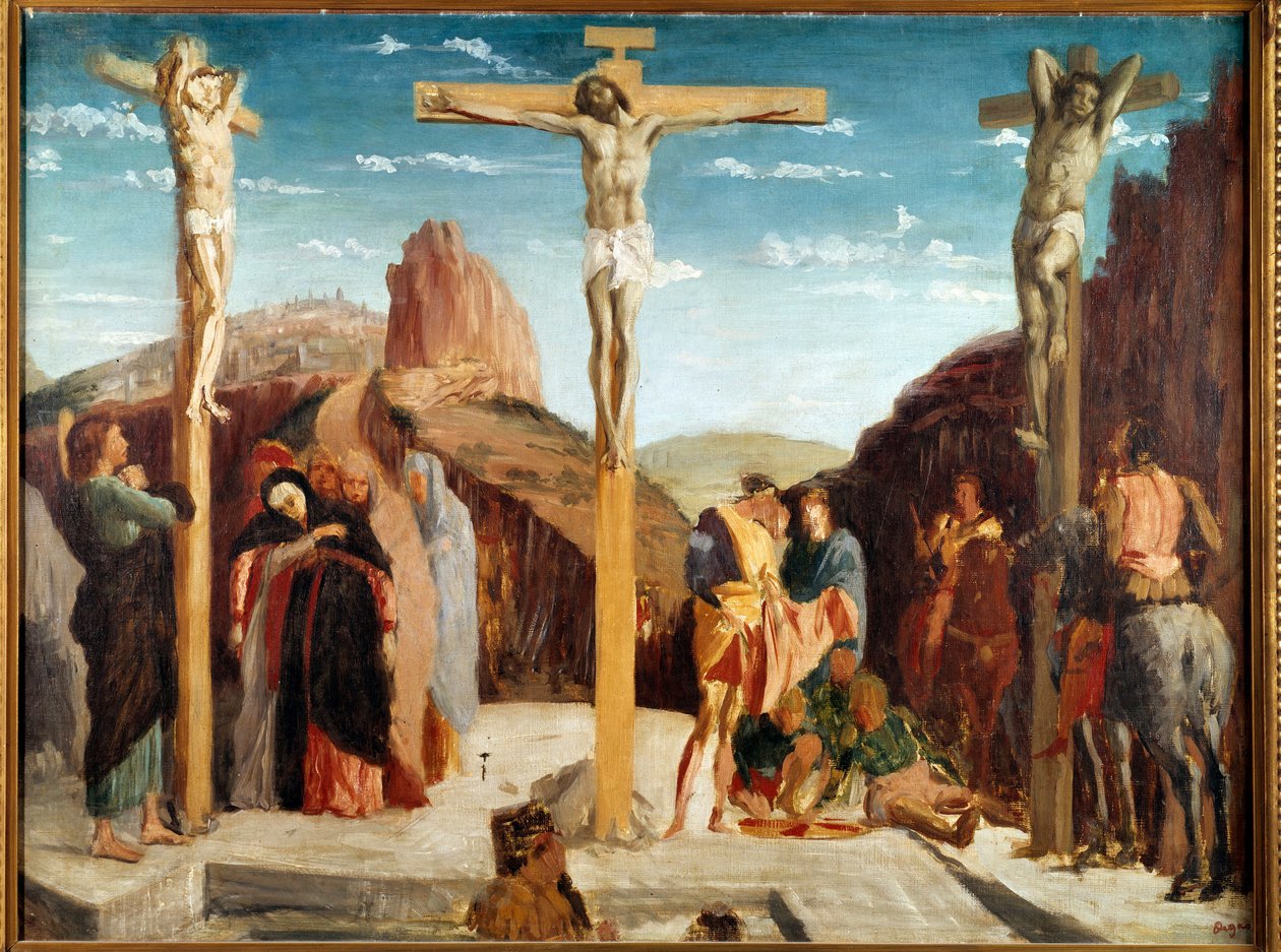 La versione impressionista del dipinto di Andrea Mantegna da Edgar Degas