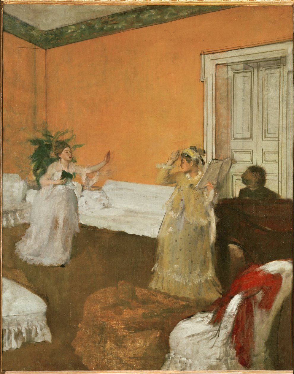 Prova di canto (olio su tela) da Edgar Degas