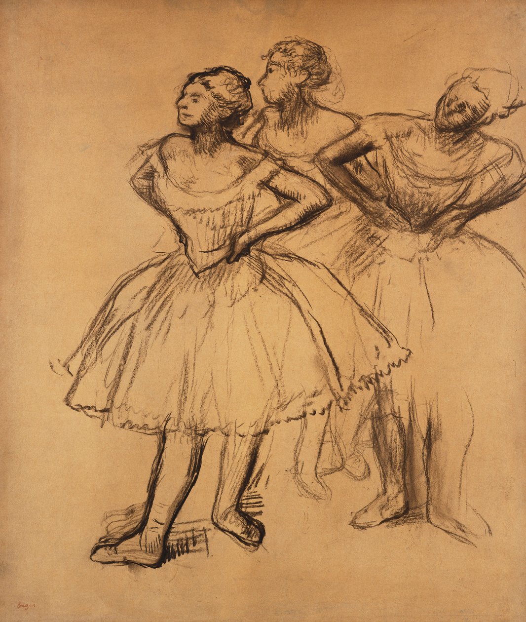 Tre ballerine da Edgar Degas