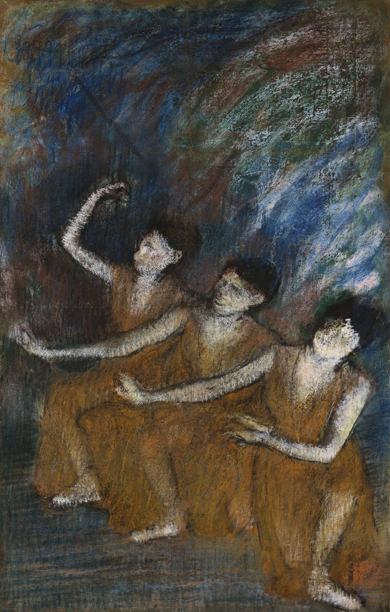 Tre danzatori, c.1895-98 da Edgar Degas