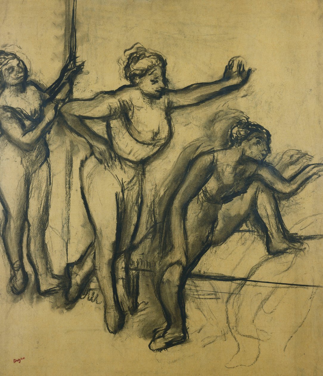 Tre ballerine in body da Edgar Degas