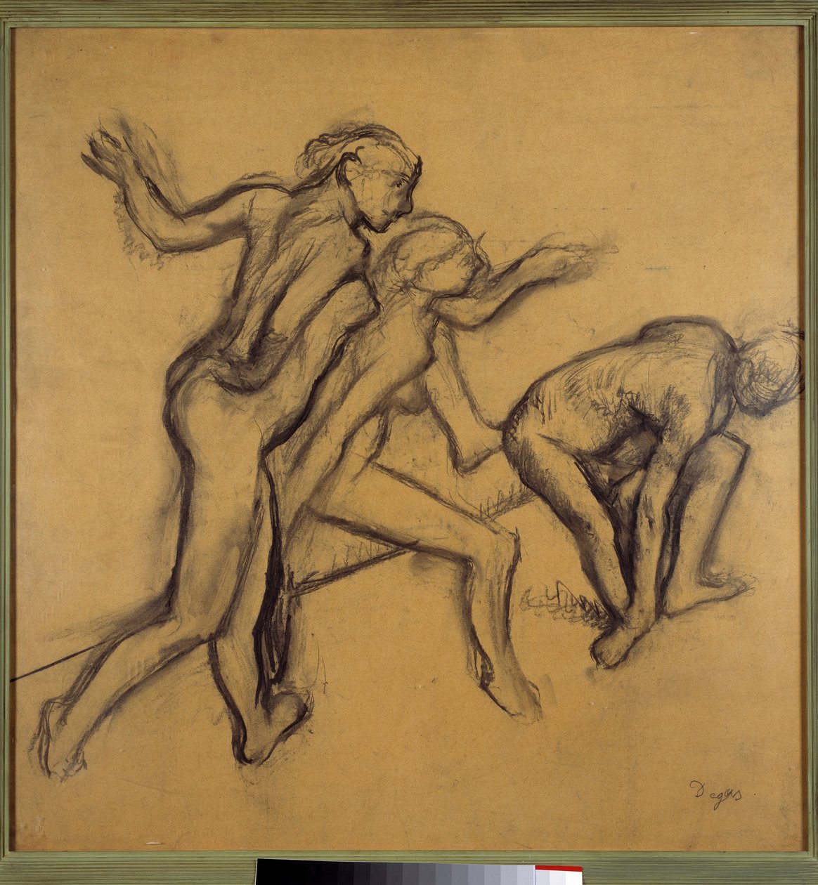 Tre ballerine nude da Edgar Degas