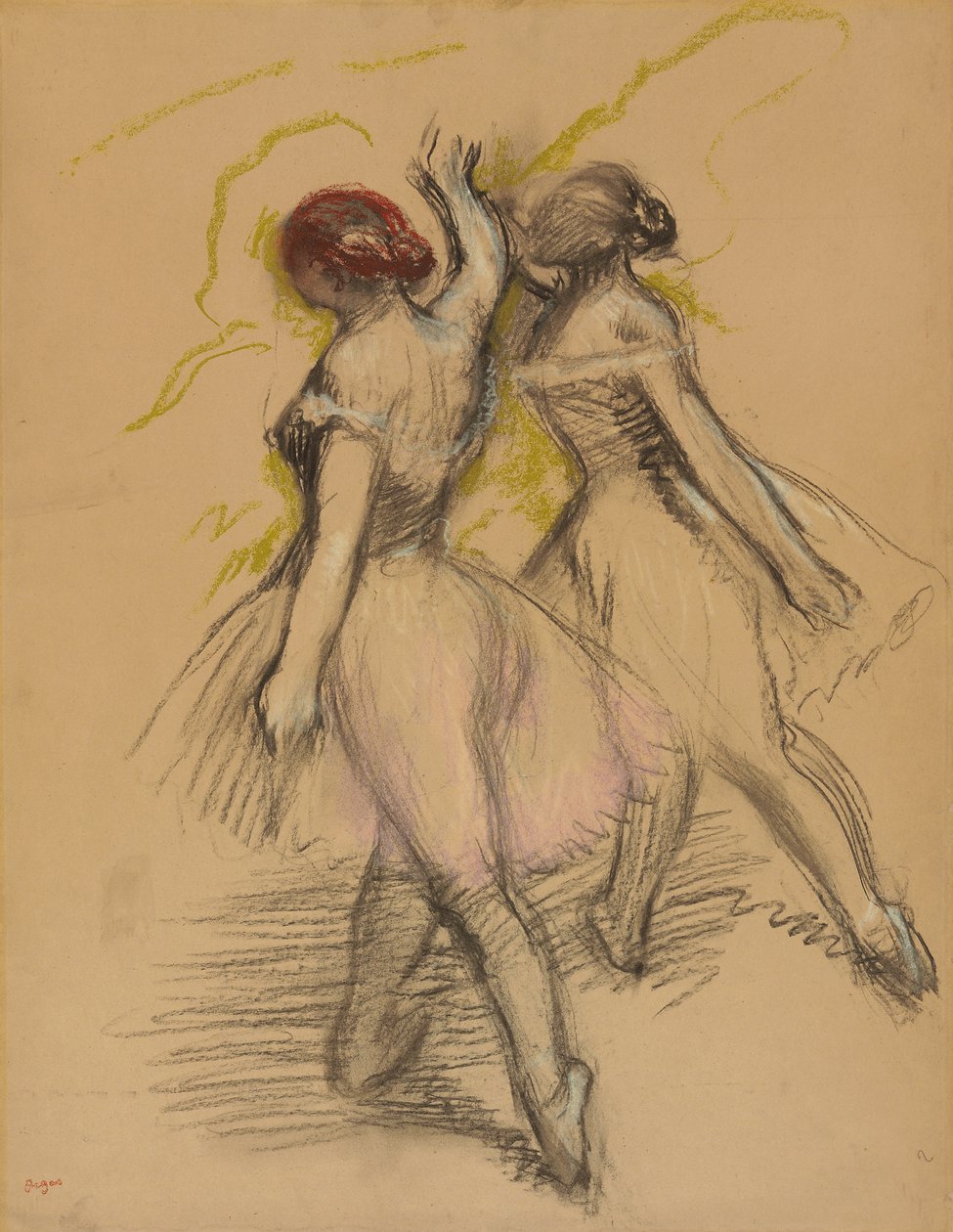 Due ballerine da Edgar Degas