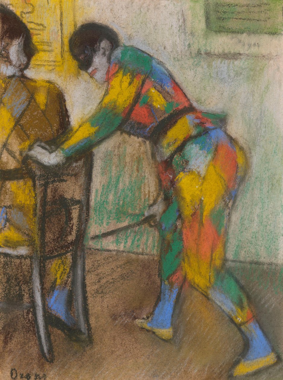 Due arlecchini da Edgar Degas