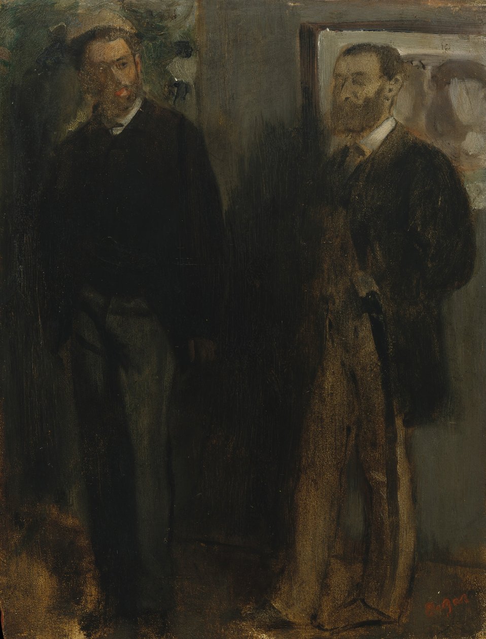 Due uomini da Edgar Degas