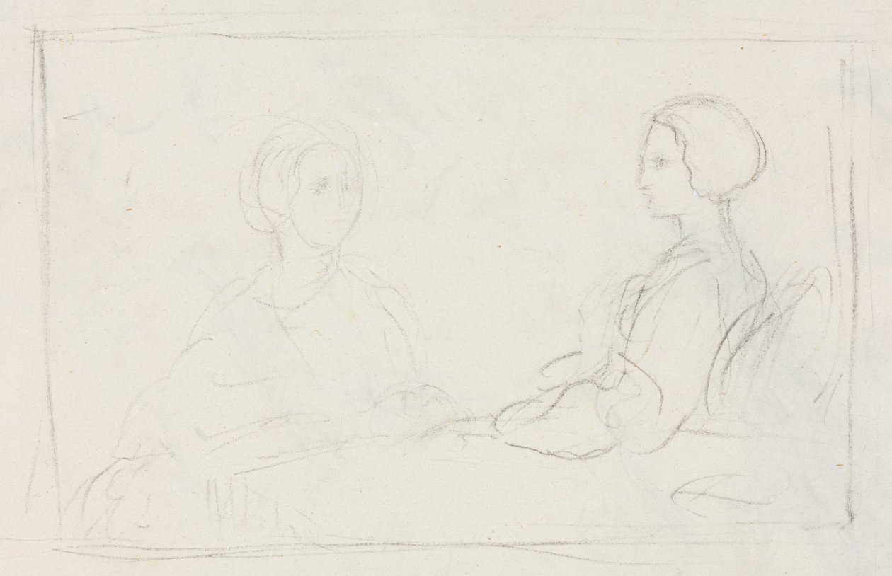 Due donne sedute (verso) da Edgar Degas