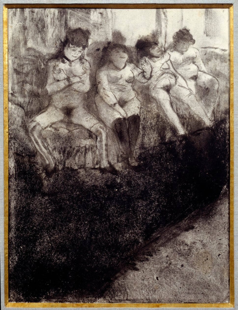 Aspettando (seconda versione) da Edgar Degas