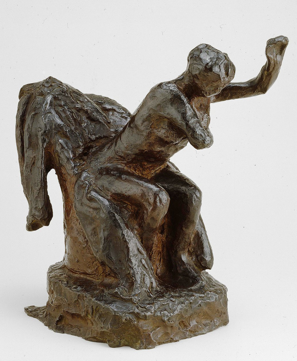 Donna seduta in poltrona, modellata c. 1903 fusa 191921 da Edgar Degas
