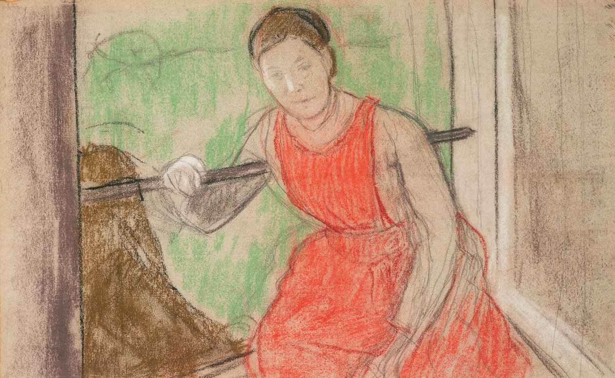 Donna alla finestra da Edgar Degas