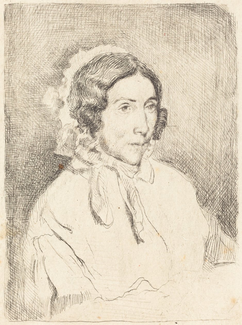 Donna con Cappello Arricciato (Dame âgée) da Edgar Degas