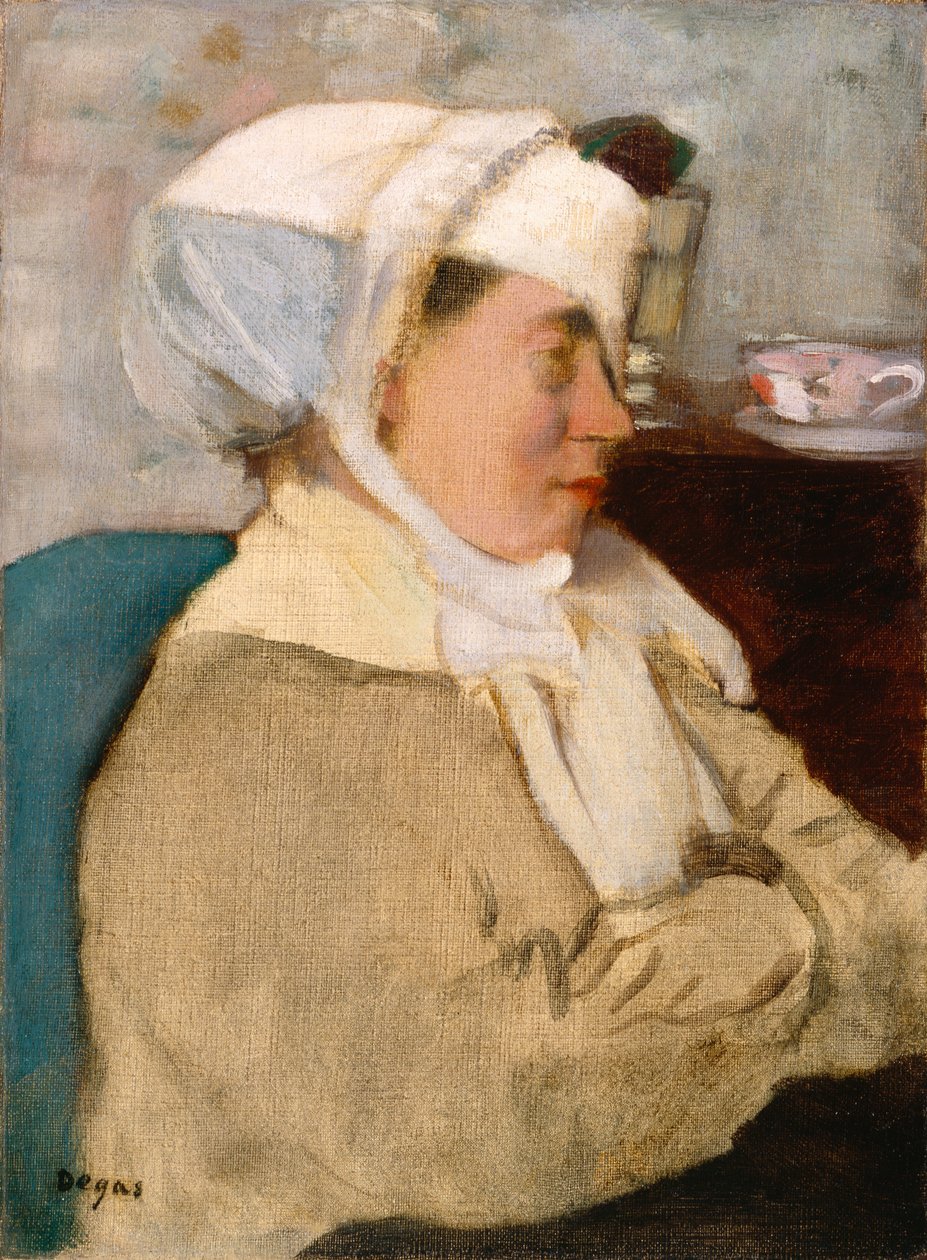 Donna con una Fasciatura da Edgar Degas