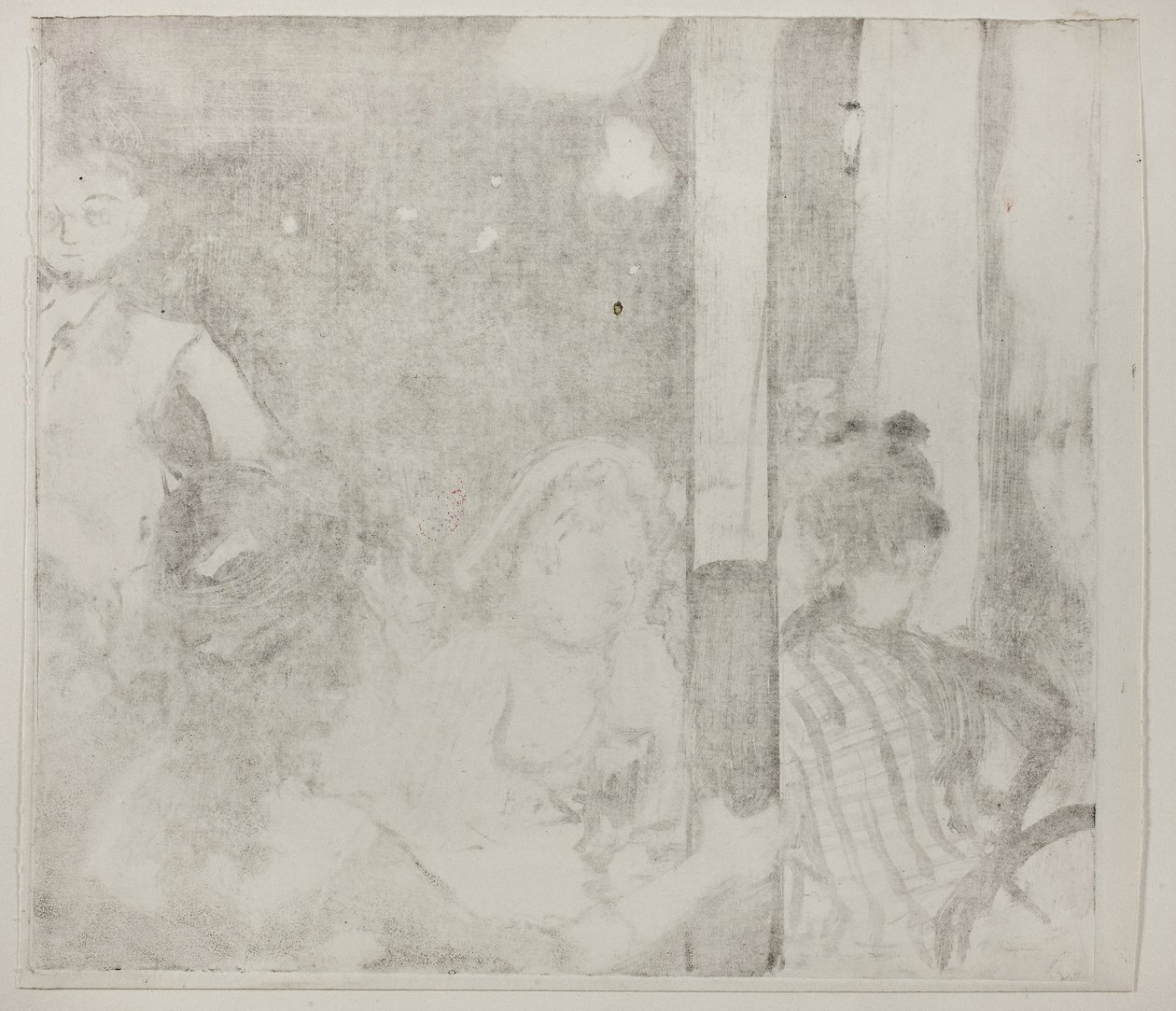 Donne davanti a un caffè, sera, c.1877 da Edgar Degas