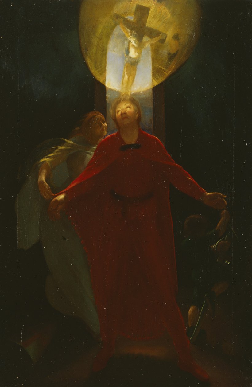 Il libro della vita (olio su tela) da Edgar Herbert Thomas