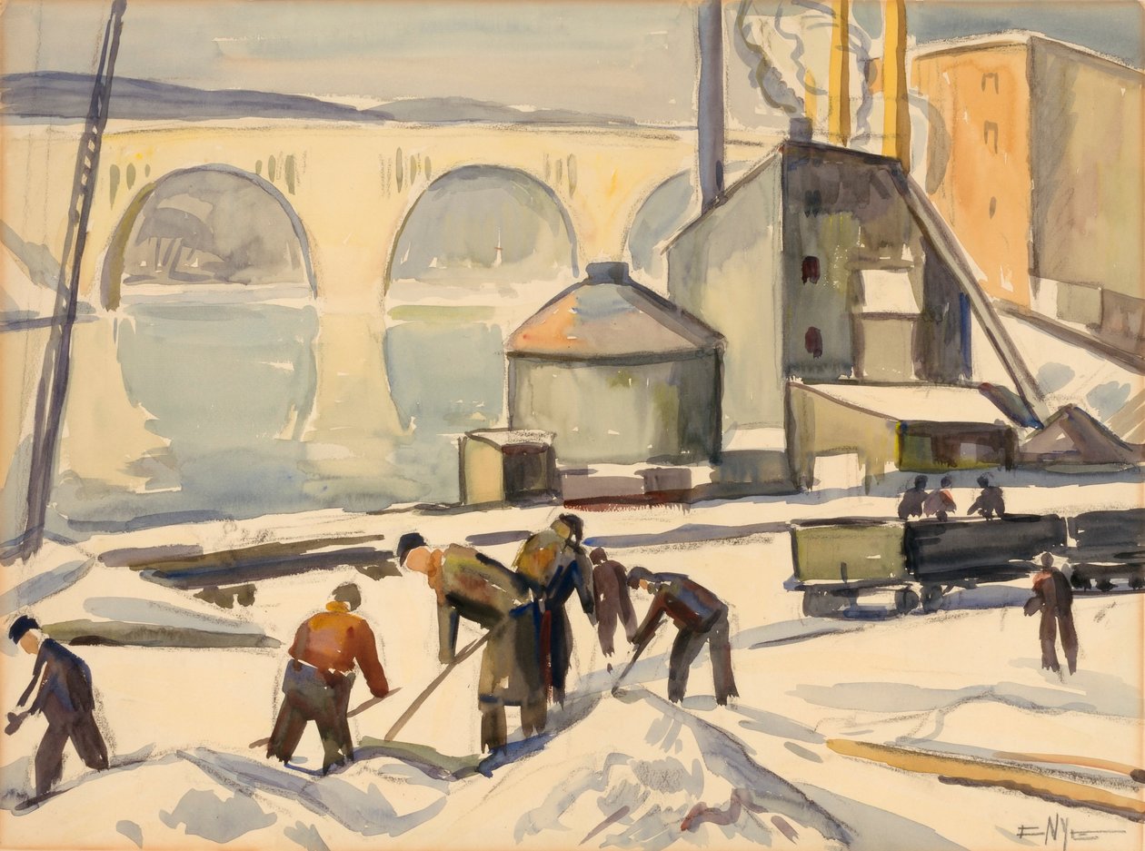 Lavoratore C.W.A. a Key Bridge da Edgar Nye