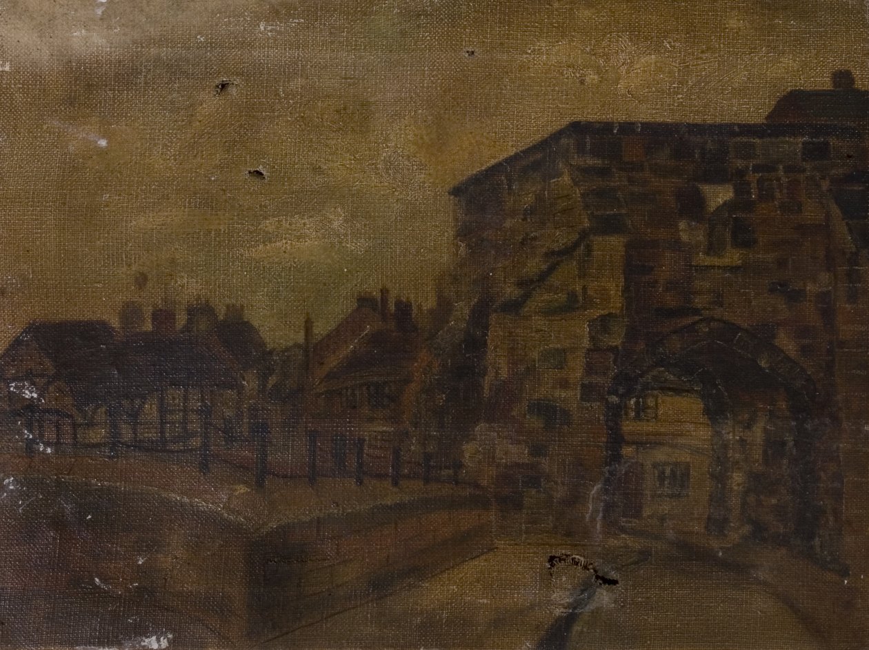 Intorno a Cook Street Gate, Coventry, c.1900 da Edith Elsegood Burrows