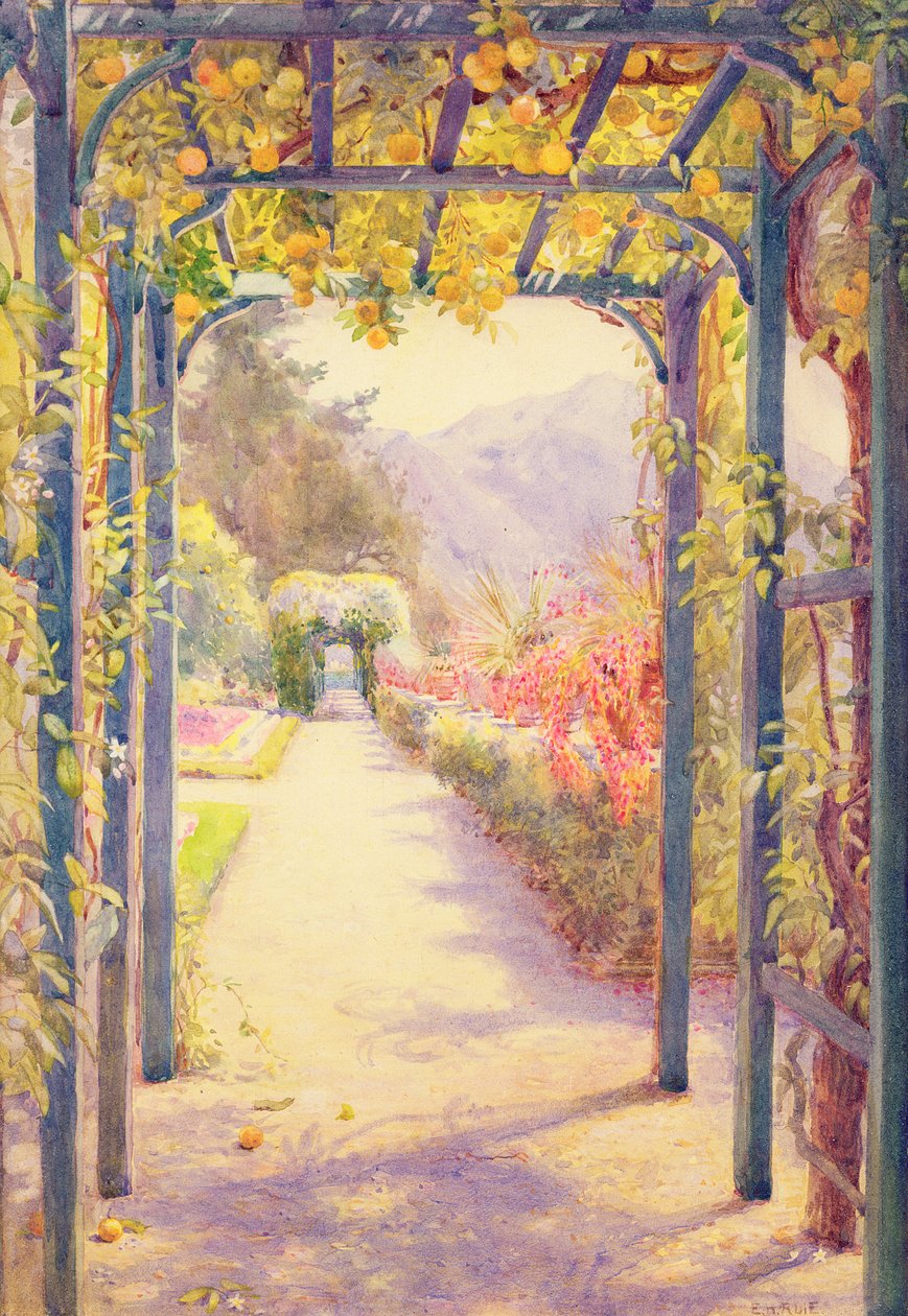 Una pergola italiana da Edith Helena Adie