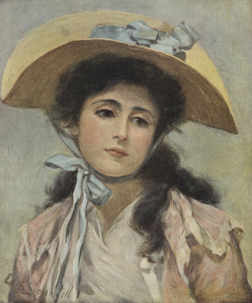 Phyllis (litografia a colori) da Edith Scannell