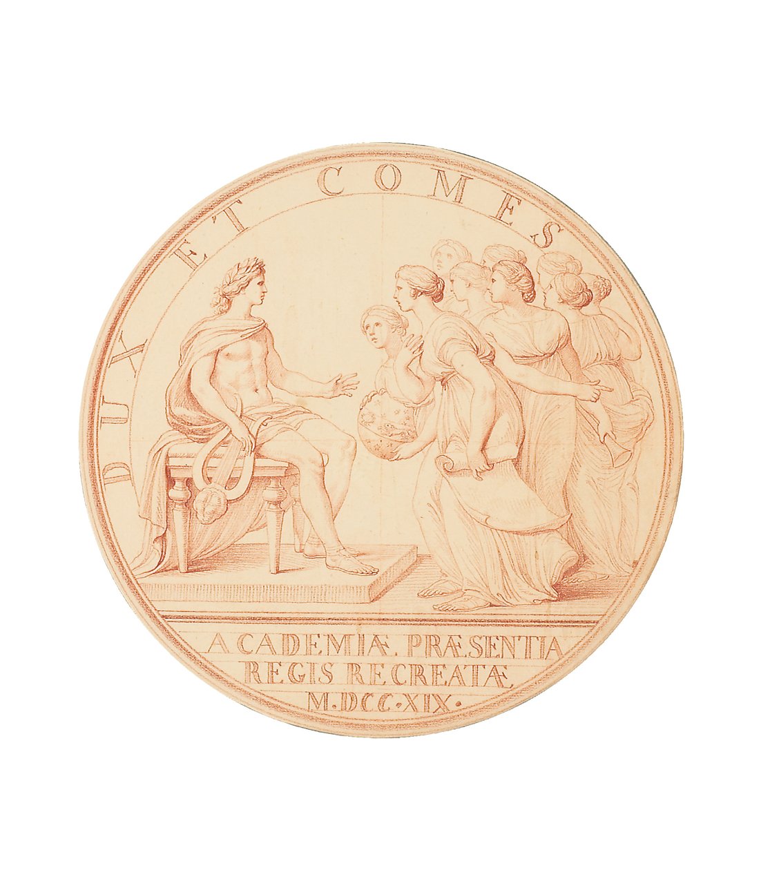 La visita del re alle accademie, 1719 da Edmé Bouchardon