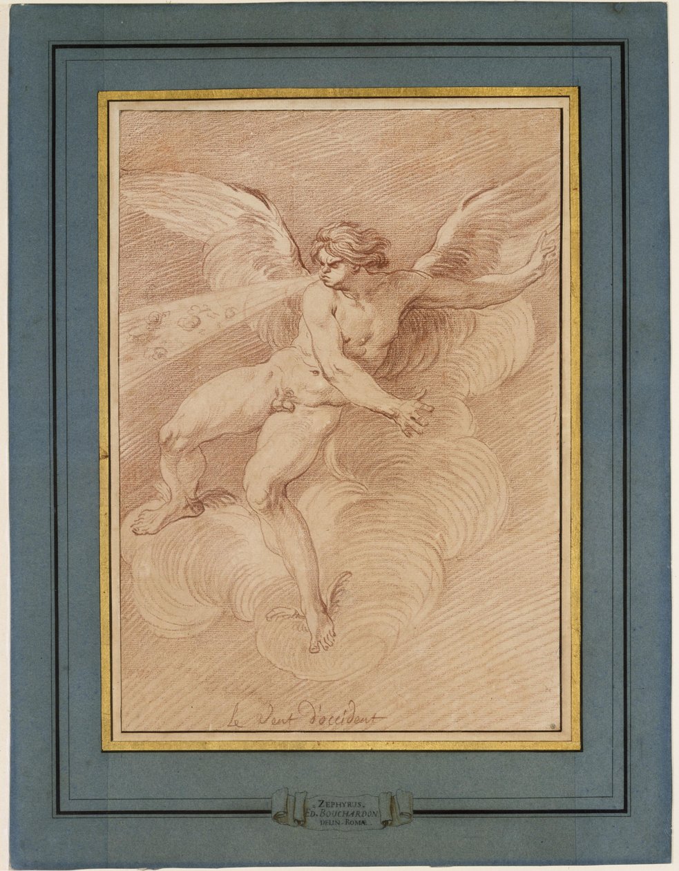 Der Westwind da Edmé Bouchardon