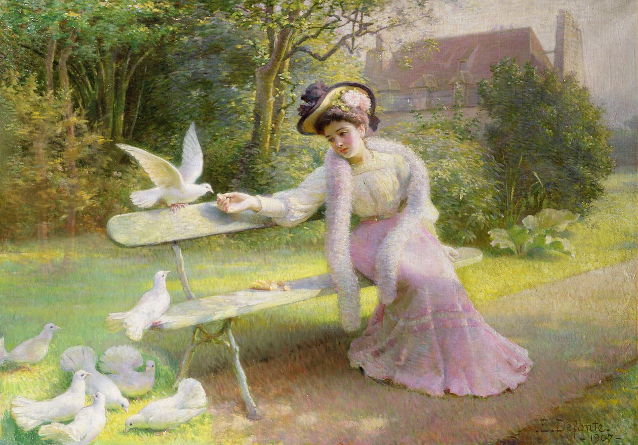 Nutrire le colombe da Edmond Alphonse Defonte