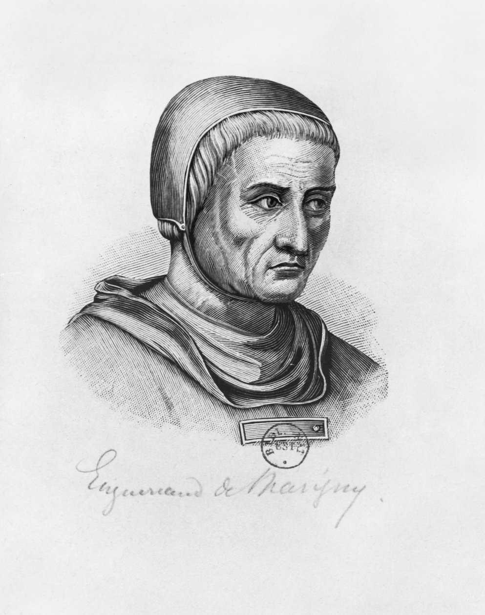 Ritratto di Enguerrand di Marigny da Edmond Boulenaz