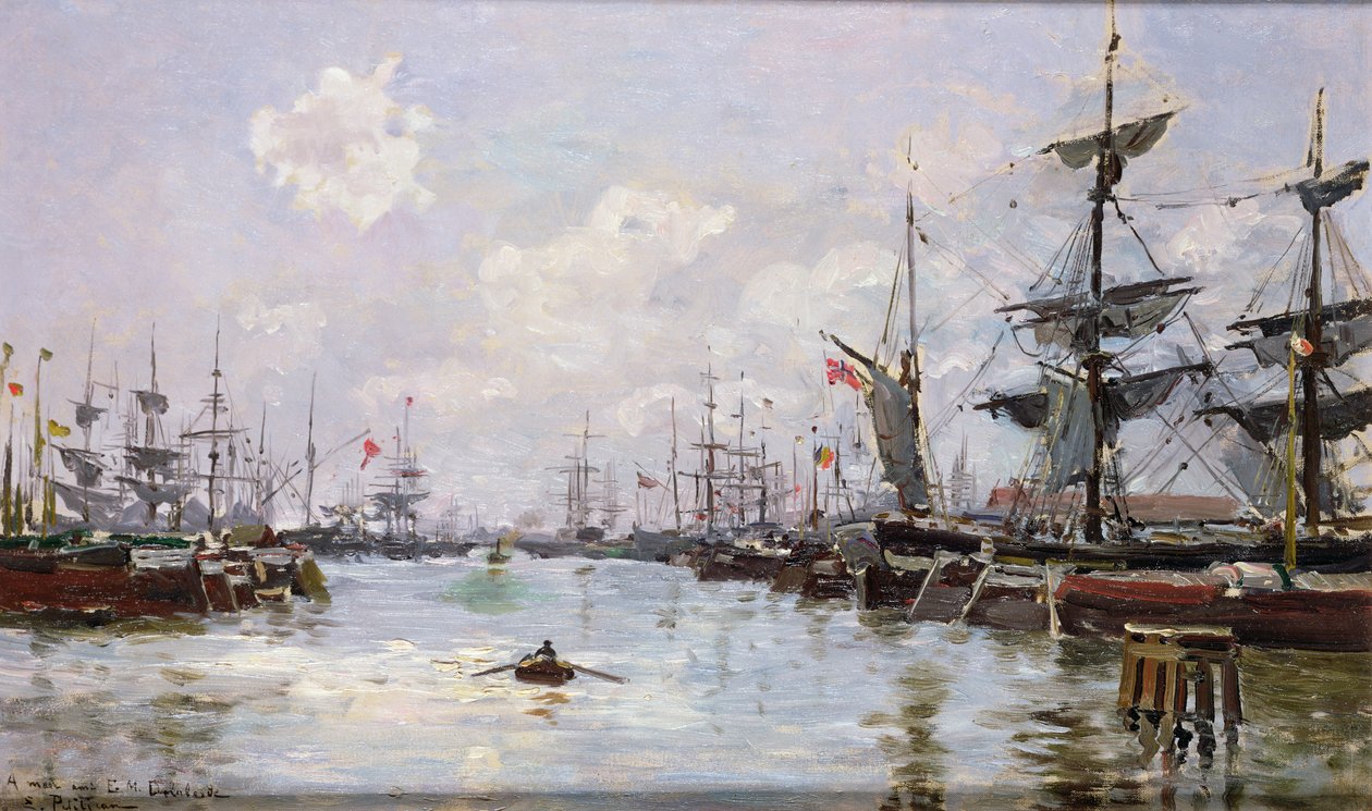 Il porto da Edmond Petitjean