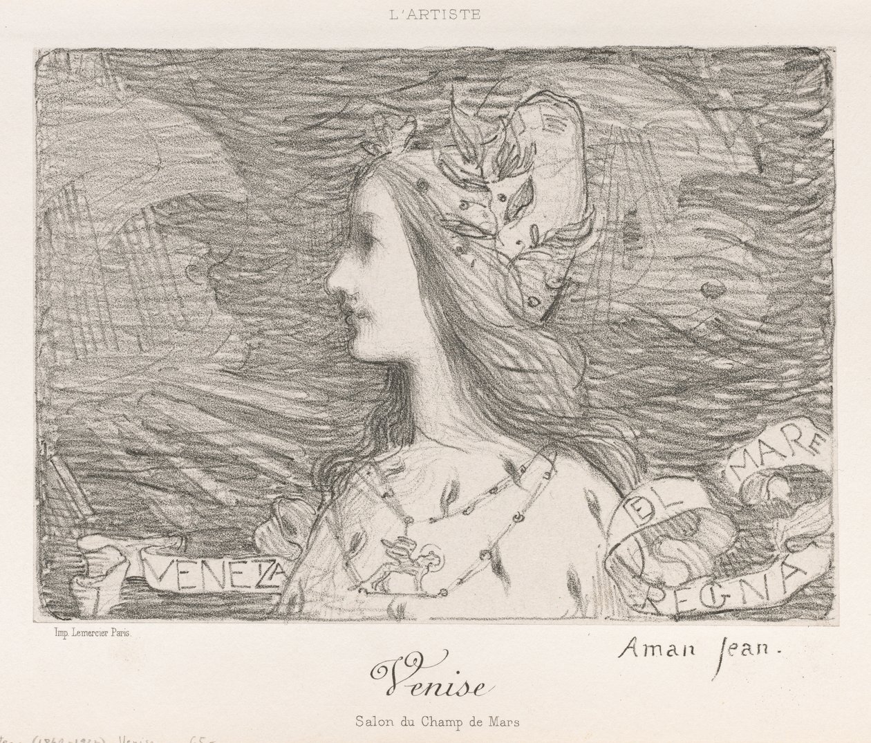 Venezia, 1892 da Edmond François Aman Jean