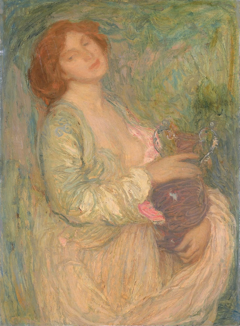 Donna con vaso, fine XIX - inizio XX secolo da Edmond François Aman Jean