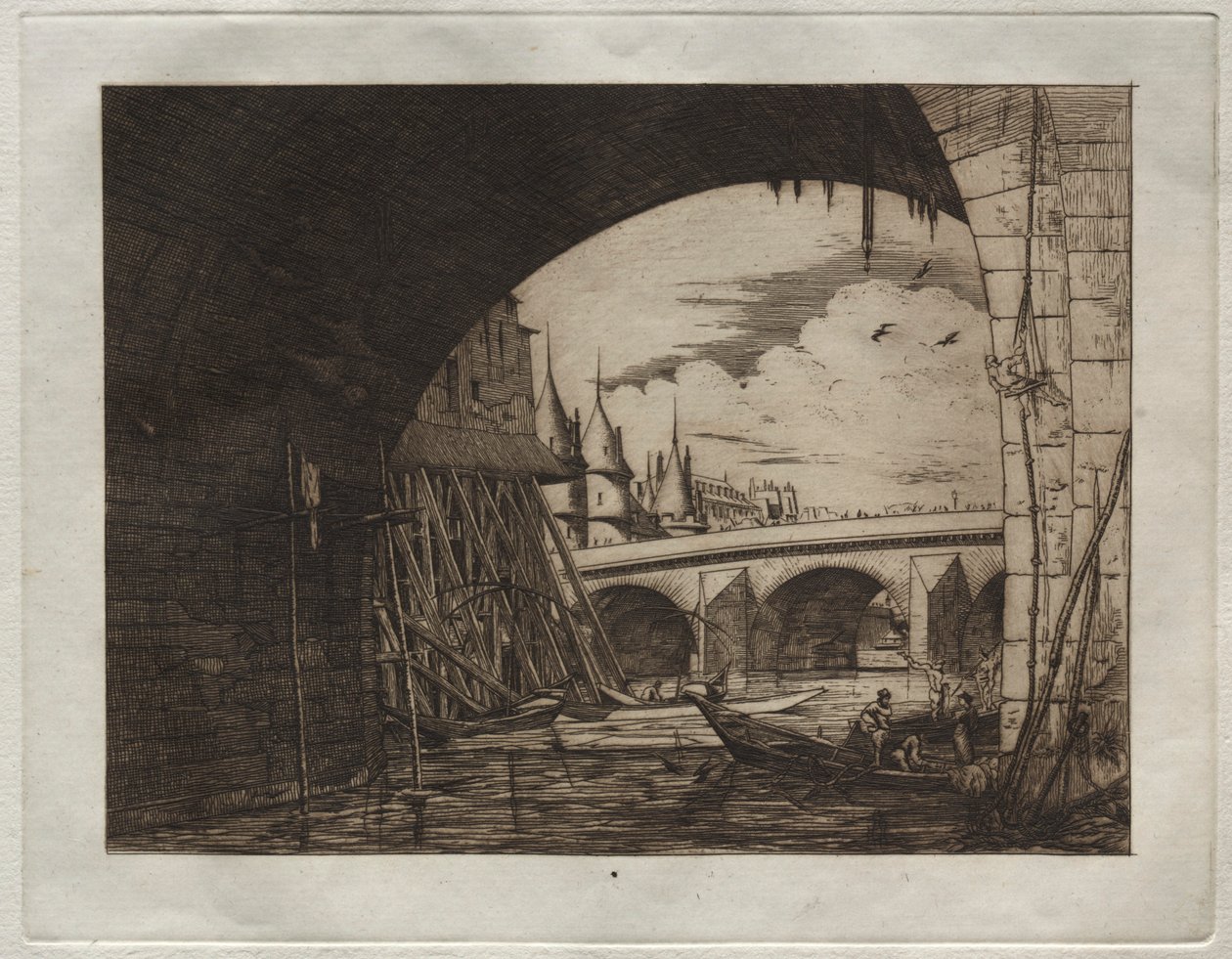 Arco del Pont Notre Dame da Edmond Gosselin