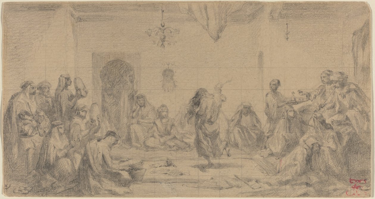 Interno con ballerina da Edmond Hédouin