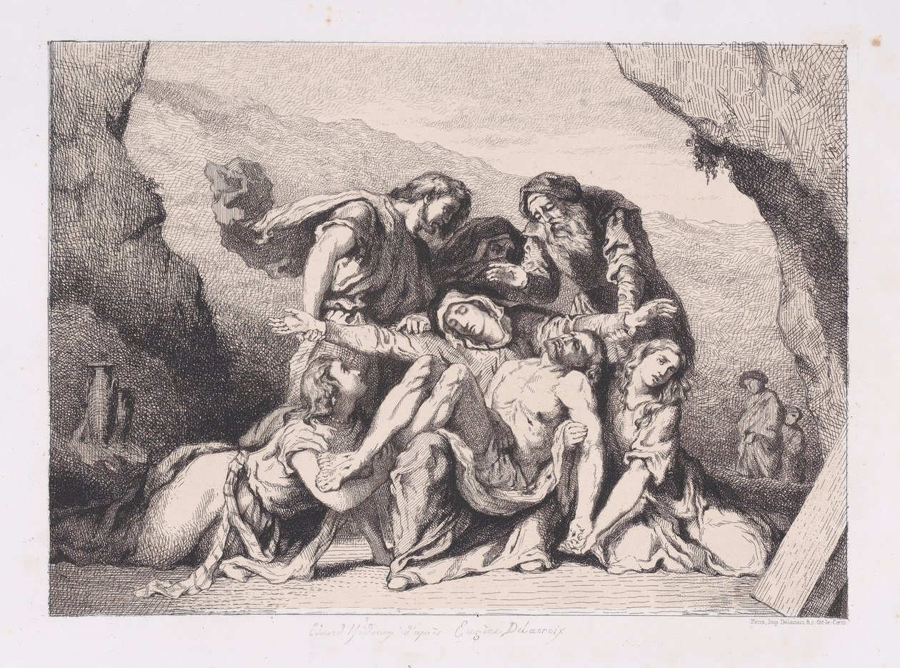 Pietà, 1852 da Edmond Hédouin