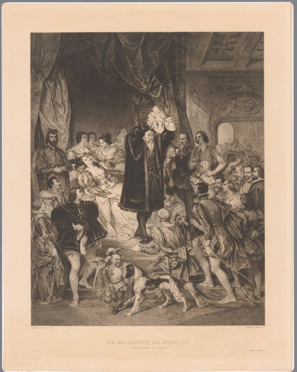 La nascita di Enrico IV da Edmond Joseph Ramus
