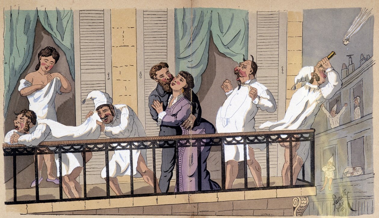 Le notti sono così calde! - vignetta sociale di Lavrate da Edmond Lavrate