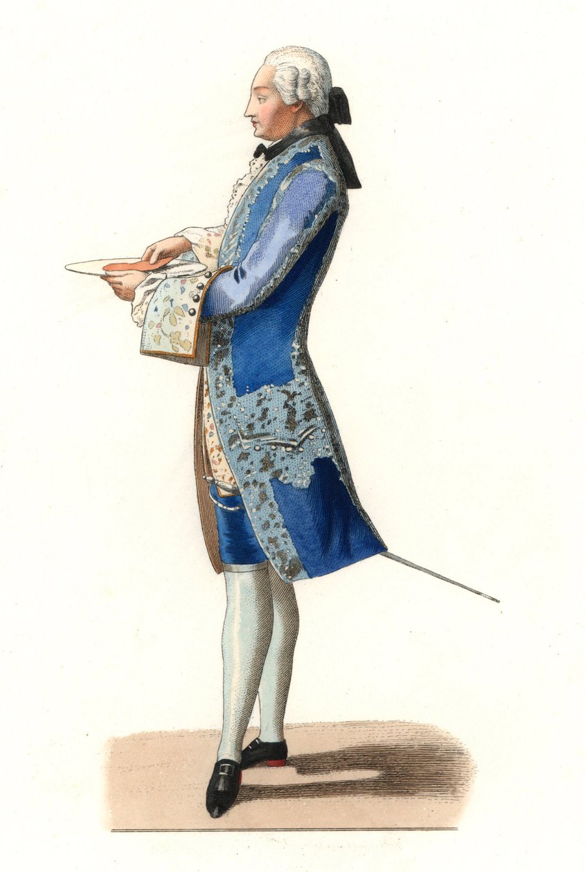Charles Rosalie de Rohan Chabot, Conte di Jarnac (dopo un dipinto del 1777 di Olivier) da Edmond Lechevallier Chevignard