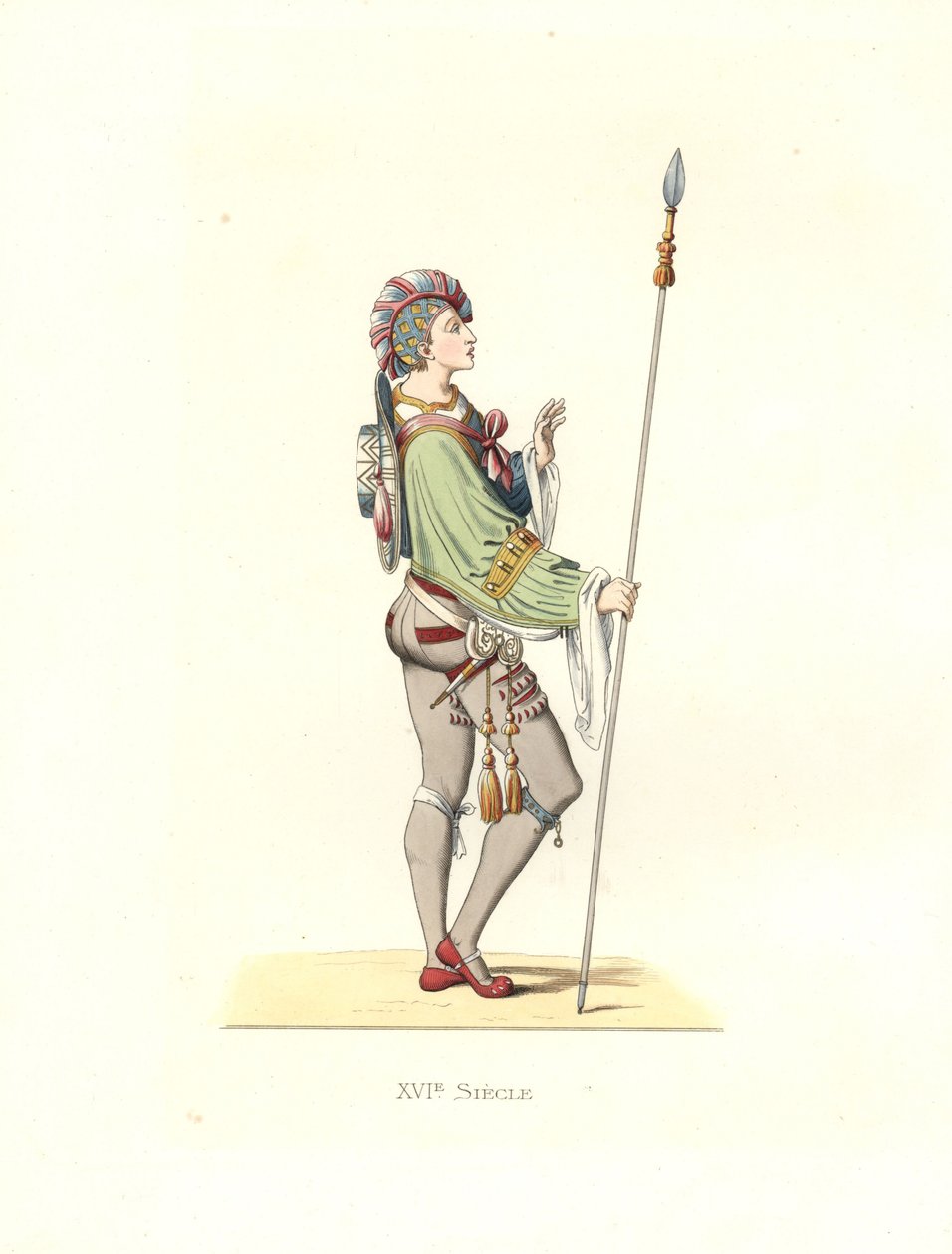 Attendente militare fiammingo da Edmond Lechevallier Chevignard