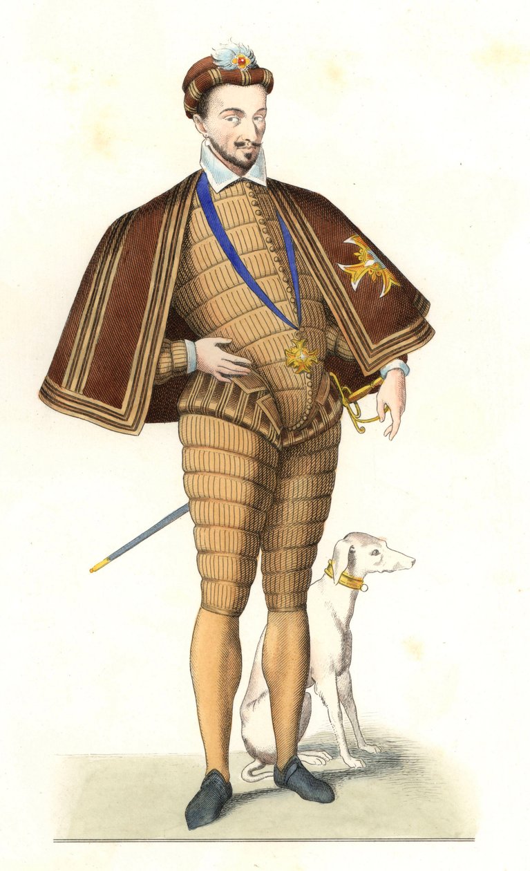 Re Enrico III di Francia (1551-1589), con la collana dell