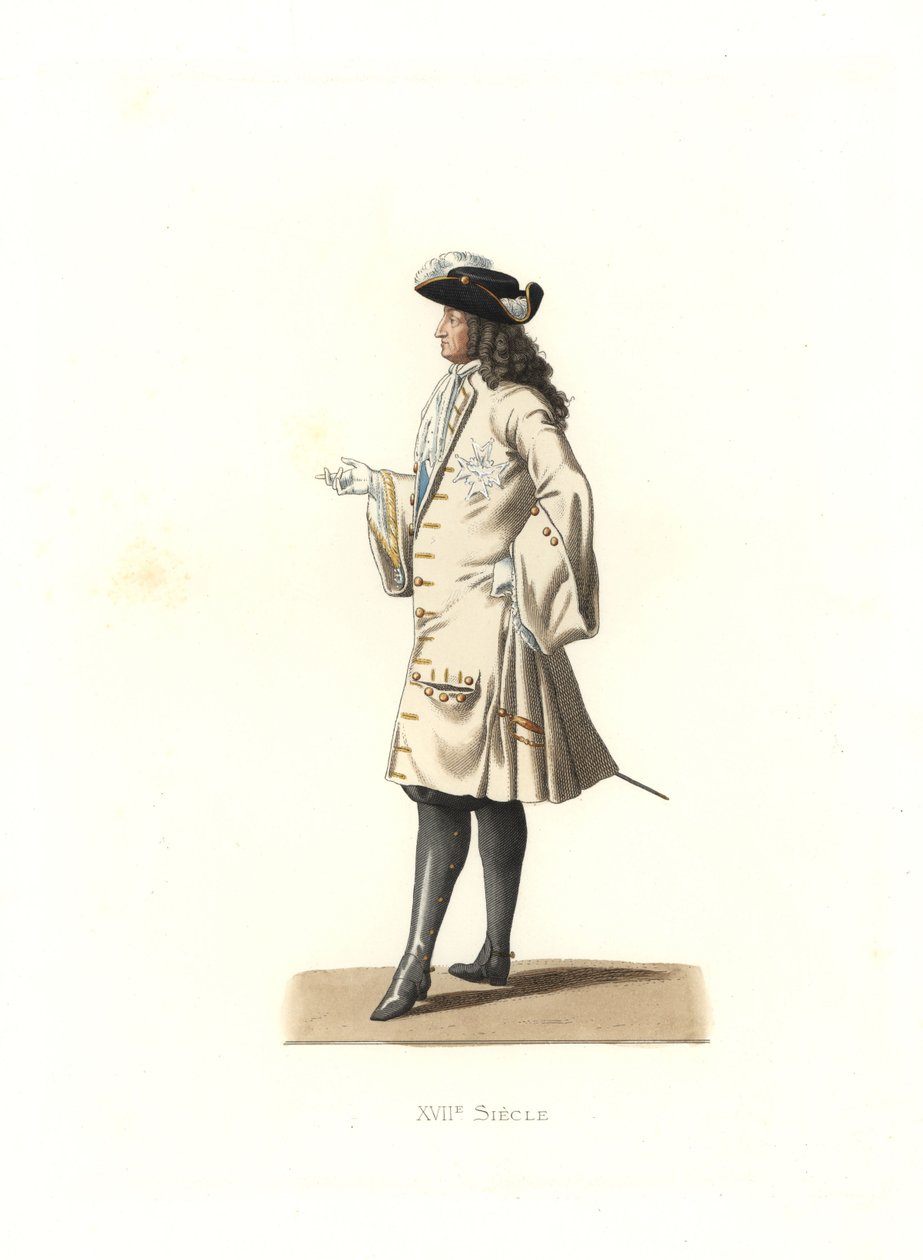 Re Luigi XIV di Francia da Edmond Lechevallier Chevignard