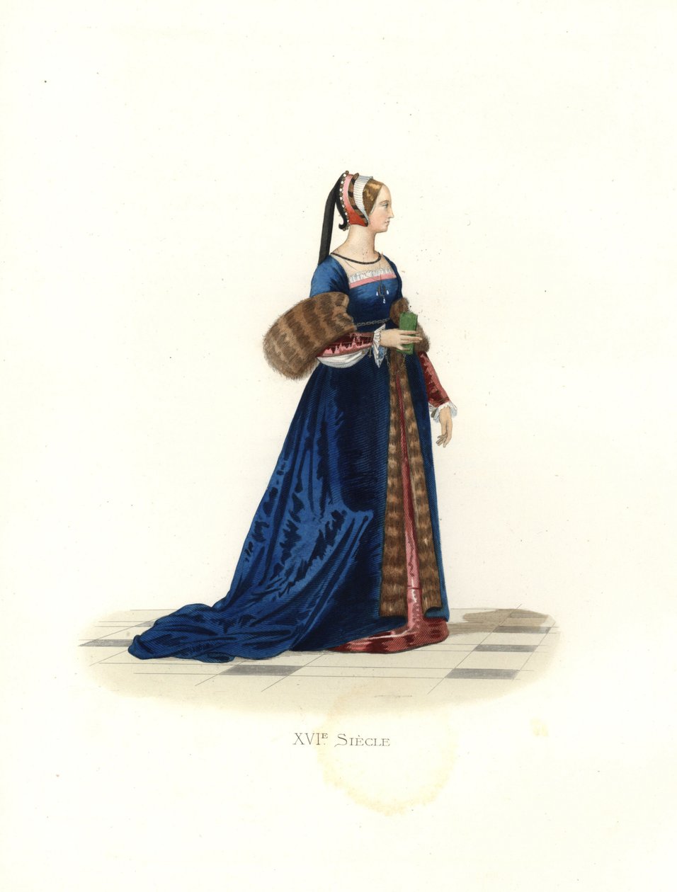 Dama alla corte di Francesco I da Edmond Lechevallier Chevignard