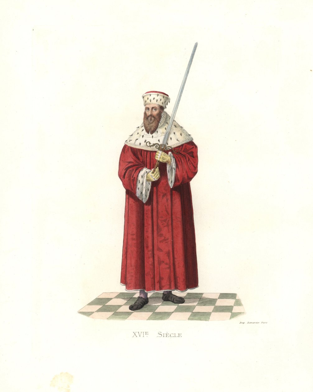 Maurizio il Coraggioso, Elettore di Sassonia (1521-1553) da Edmond Lechevallier Chevignard