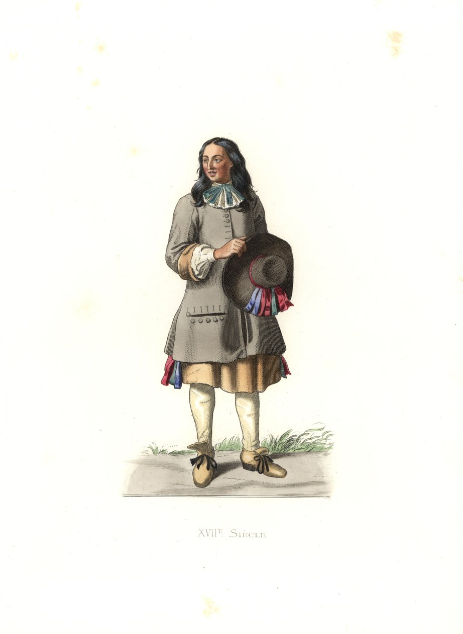 Contadino, Francia da Edmond Lechevallier Chevignard
