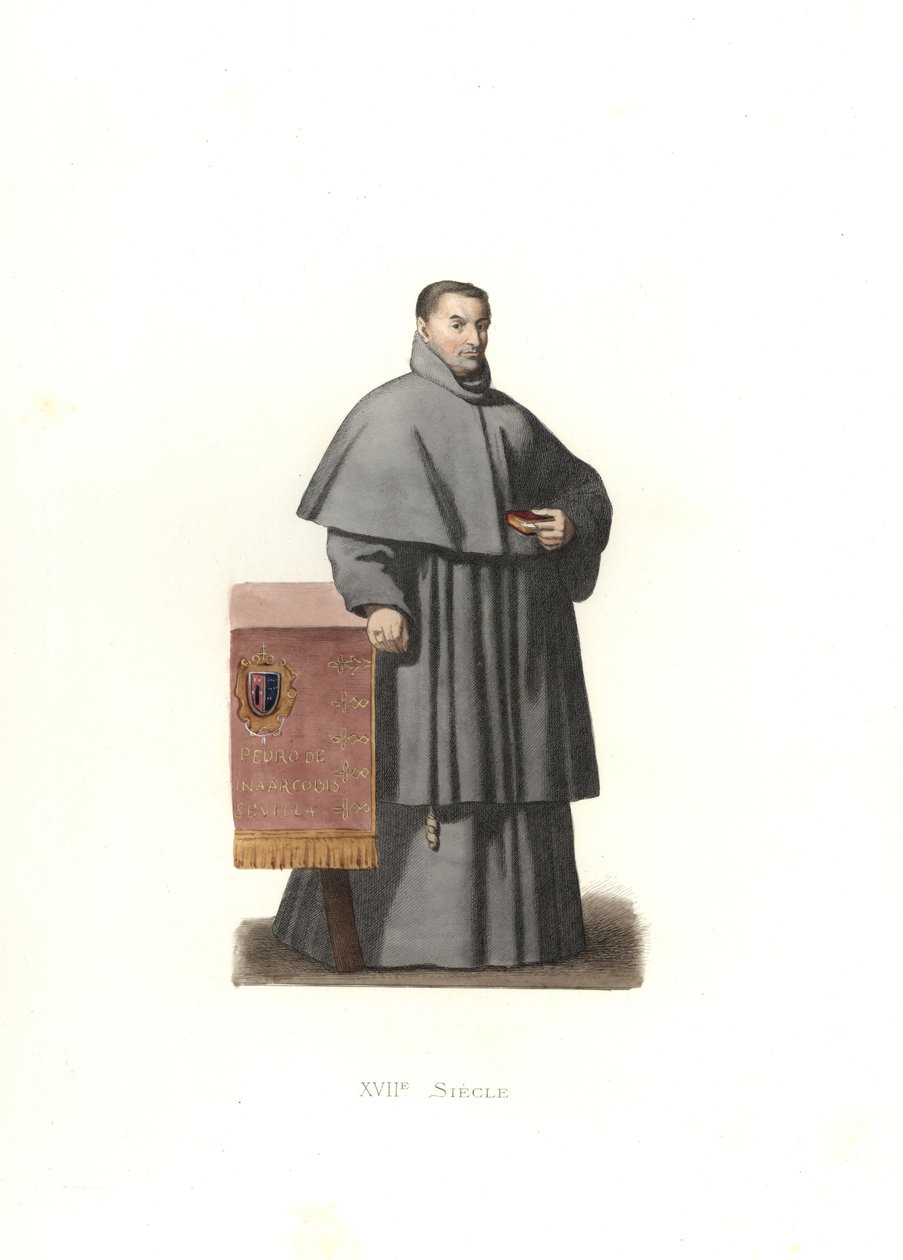 Pedro de Urbina, arcivescovo di Siviglia, Spagna da Edmond Lechevallier Chevignard