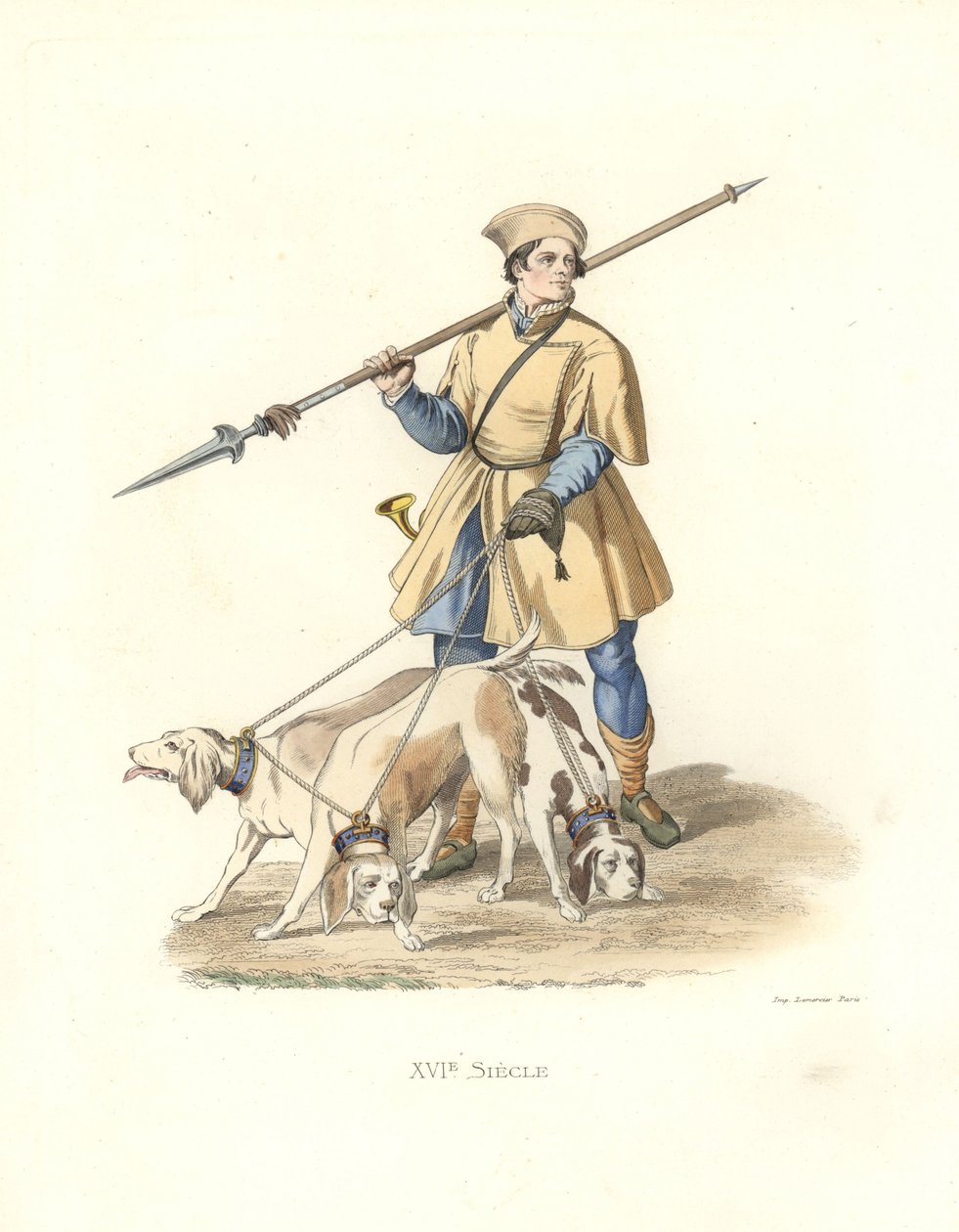 Valletto dei cani sotto Francesco I da Edmond Lechevallier Chevignard