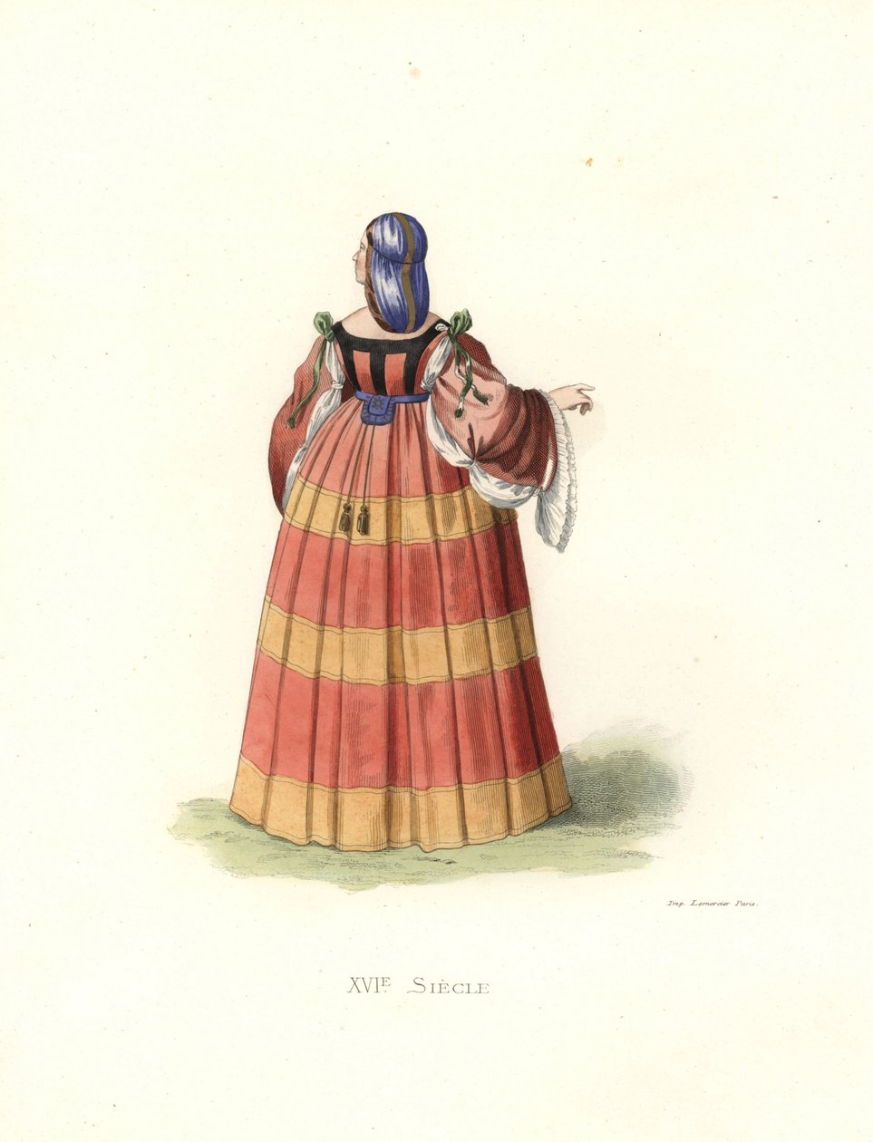 Donna di Milano da Edmond Lechevallier Chevignard