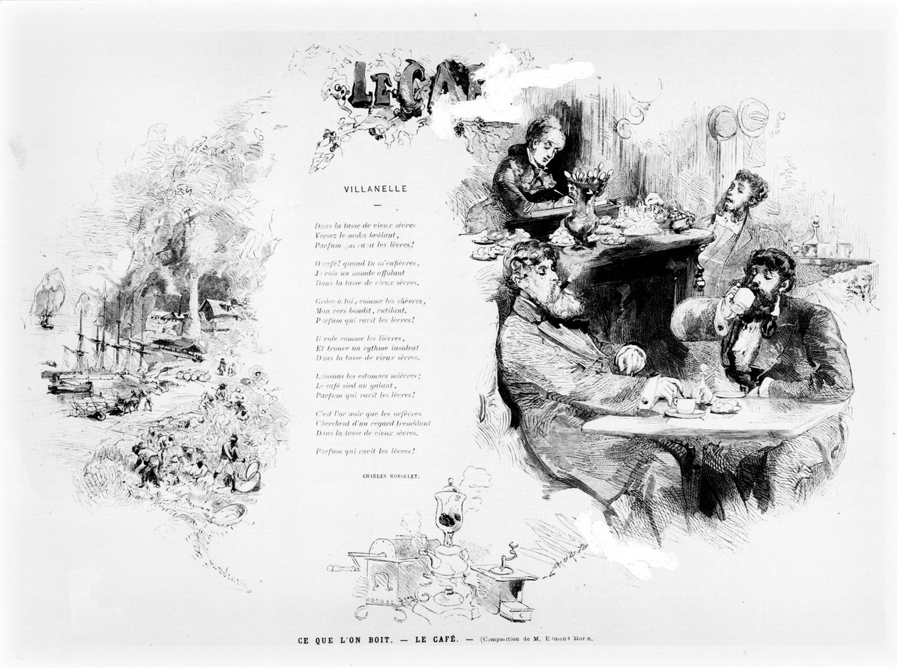 Caffè, c.1860-80 da Edmond Morin