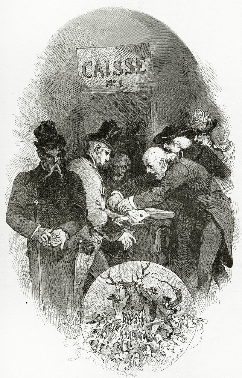 Emargement - illustrazione da Napoléon le Petit, XIX secolo da Edmond Morin