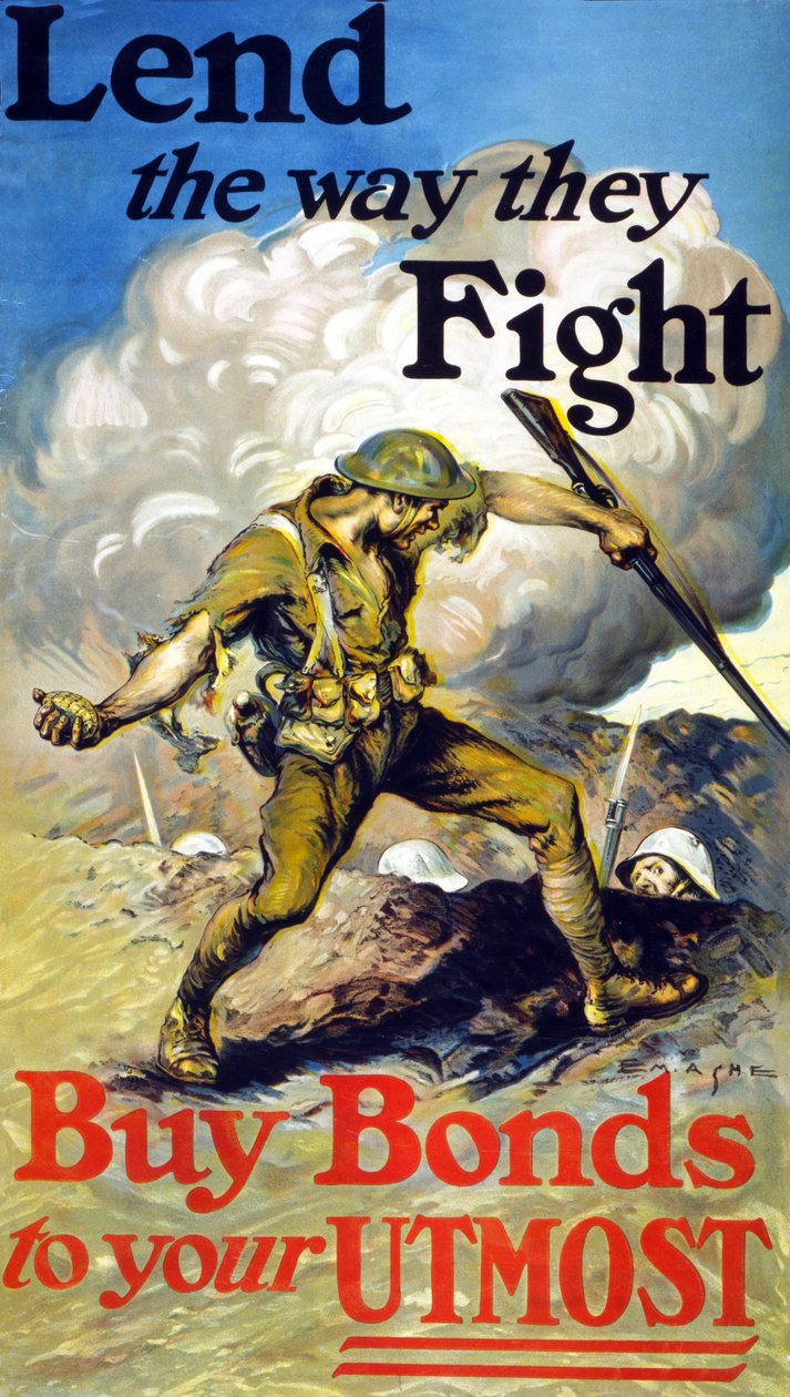 Presta come combattono, 1918 da Edmund Ashe