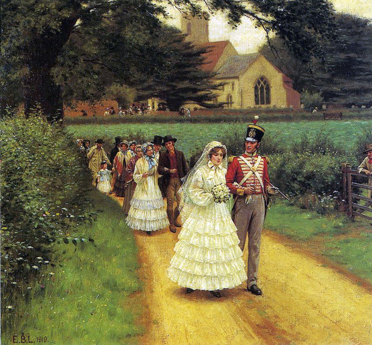 La marcia nuziale, 1919 da Edmund Blair Leighton