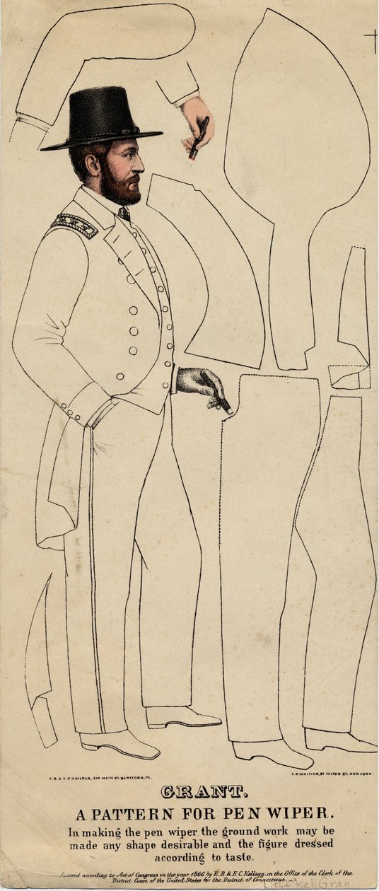 Grant: un modello per pulisci penne..., 1866 da Edmund Burke Kellogg