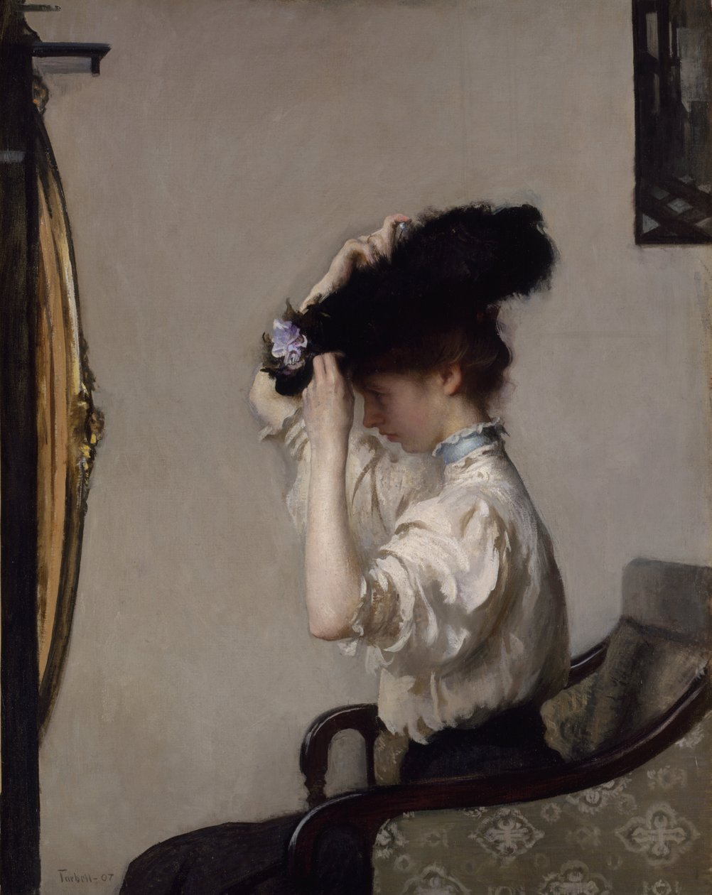 Preparativi per il matinée da Edmund Charles Tarbell