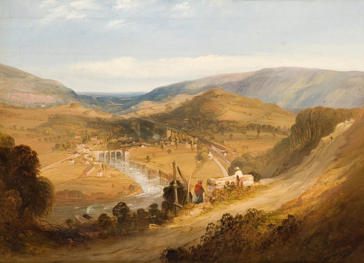 Una valle gallese da Edmund John Niemann